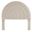 Solana Arched Performance Velvet Twin Headboard In Almond