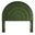 Solana Arched Performance Velvet Twin Headboard In Moss Green