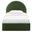 Solana Arched Performance Velvet Twin Platform Bed In Moss Green
