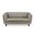 Solana Leather Loveseat In Chico Slate