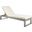 Solano Ash Grey/White Sunlounger