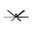 Solaria 72 Inch Energy Star Damp Rated Ceiling Fan with LED Light Kit and Wall Control In Matte Black