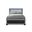 Soleil Queen Upholstered Bed In Charcoal