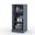 Solid Wood 16.5" Bathroom Storage Cabinet With Adjustable Shelves In Antique Blue