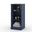 Solid Wood 16.5" Bathroom Storage Cabinet With Adjustable Shelves In Navy Blue