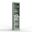 Solid Wood 16.5" Bathroom Storage Cabinet With Frosted Glass Doors And Adjustable Shelves In Sage