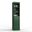 Solid Wood 16.5" Bathroom Storage Cabinet With Raised Panel Doors And Adjustable Shelves In Green