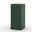 Solid Wood 16.5" Bathroom Storage Cabinet With Shaker Door And Adjustable Shelves In Green