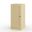 Solid Wood 16.5" Bathroom Storage Cabinet With Shaker Door And Adjustable Shelves In Yellow