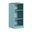 Solid Wood 16.5" Modular Cabinet With Adjustable Shelves In Aqua