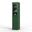 Solid Wood 16.5" Pantry Cabinet With Raised Panel And Clear Glass Doors In Green