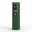Solid Wood 16.5" Pantry Cabinet With Raised Panel And Frosted Glass Doors In Green