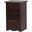 Solid Wood 3-Drawer Nightstand In Java
