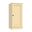 Solid Wood 3-Shelf Bookcase With Shaker Door And Adjustable Shelves In Yellow