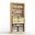 Solid Wood 32" Bathroom Storage Cabinet With 2-Drawers And Adjustable Shelves In Yellow