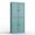 Solid Wood 32" Bathroom Storage Cabinet With Doors And Adjustable Shelves In Aqua