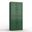Solid Wood 32" Bathroom Storage Cabinet With Doors And Adjustable Shelves In Green
