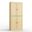 Solid Wood 32" Bathroom Storage Cabinet With Doors And Adjustable Shelves In Yellow