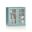 Solid Wood 32" Bathroom Storage Cabinet With Frosted Glass Doors And Adjustable Shelves In Aqua