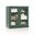 Solid Wood 32" Bathroom Storage Cabinet With Frosted Glass Doors And Adjustable Shelves In Green