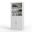 Solid Wood 32" Pantry Cabinet With 2-Drawers And Adjustable Shelves In White