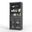 Solid Wood 32" Pantry Cabinet With Frosted Glass Doors And 2-Drawers In Gray