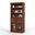 Solid Wood 32" Pantry Cabinet With Frosted Glass Doors And 2-Drawers In Mocha