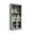 Solid Wood 32" Pantry Cabinet With Frosted Glass Doors And 2-Drawers In Sage