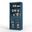 Solid Wood 32" Pantry Cabinet With Frosted Glass Doors And 2-Drawers In Teal Blue