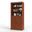 Solid Wood 32" Pantry Cabinet With Shaker Doors And Adjustable Shelves In Mocha