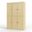 Solid Wood 48.5" Pantry Cabinet With Shaker Doors And 2-Drawers In Yellow