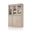 Solid Wood 48.5" Pantry China Cabinet With Clear Glass Doors And 2-Drawers In Beige