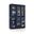 Solid Wood 48.5" Pantry China Cabinet With Clear Glass Doors And 2-Drawers In Navy Blue