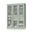 Solid Wood 48.5" Pantry China Cabinet With Frosted Glass Doors And 2-Drawers And In Sage