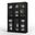 Solid Wood 48.5" Pantry China Cabinet With Frosted Glass Doors And Adjustable Shelves In Black
