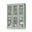 Solid Wood 48.5" Pantry China Cabinet With Frosted Glass Doors And Adjustable Shelves In Sage