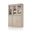 Solid Wood 48.5" Pantry China Cabinet With Raised Panel And Clear Glass Doors In Beige