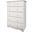 Solid Wood 6-Drawer Chest In White