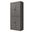 Solid Wood 6-Shelf Bookcase With Shaker Doors And Adjustable Shelves In Gray