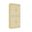 Solid Wood 6-Shelf Bookcase With Shaker Doors And Adjustable Shelves In Yellow