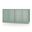 Solid Wood 64" Sideboard With Raised Panel Doors And 4-Drawers In Sage