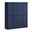 Solid Wood 65" Pantry Cabinet With Shaker Doors And Adjustable Shelves In Navy Blue