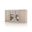 Solid Wood 65" Sideboard With Clear Glass Doors And 2-Drawers In Beige