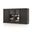 Solid Wood 65" Sideboard With Clear Glass Doors And 2-Drawers In Black