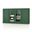 Solid Wood 65" Sideboard With Clear Glass Doors And 2-Drawers In Green