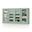 Solid Wood 65" Sideboard With Clear Glass Doors And 2-Drawers In Sage