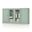 Solid Wood 65" Sideboard With Clear Glass Doors And Adjustable Shelves In Sage