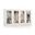 Solid Wood 65" Sideboard With Clear Glass Doors And Adjustable Shelves In White
