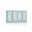 Solid Wood 65" Sideboard With Frosted Glass Doors And Adjustable Shelves In Aqua