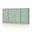 Solid Wood 65" Sideboard With Raised Panel Doors And And Adjustable Shelves In Sage